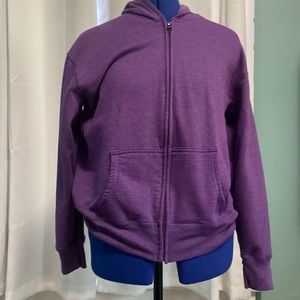 Purple zip up